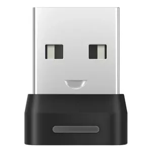 USB uztvērējs SHOKZ Loop120 Adapteris Plastmasa Nerūsējošais tērauds Melns