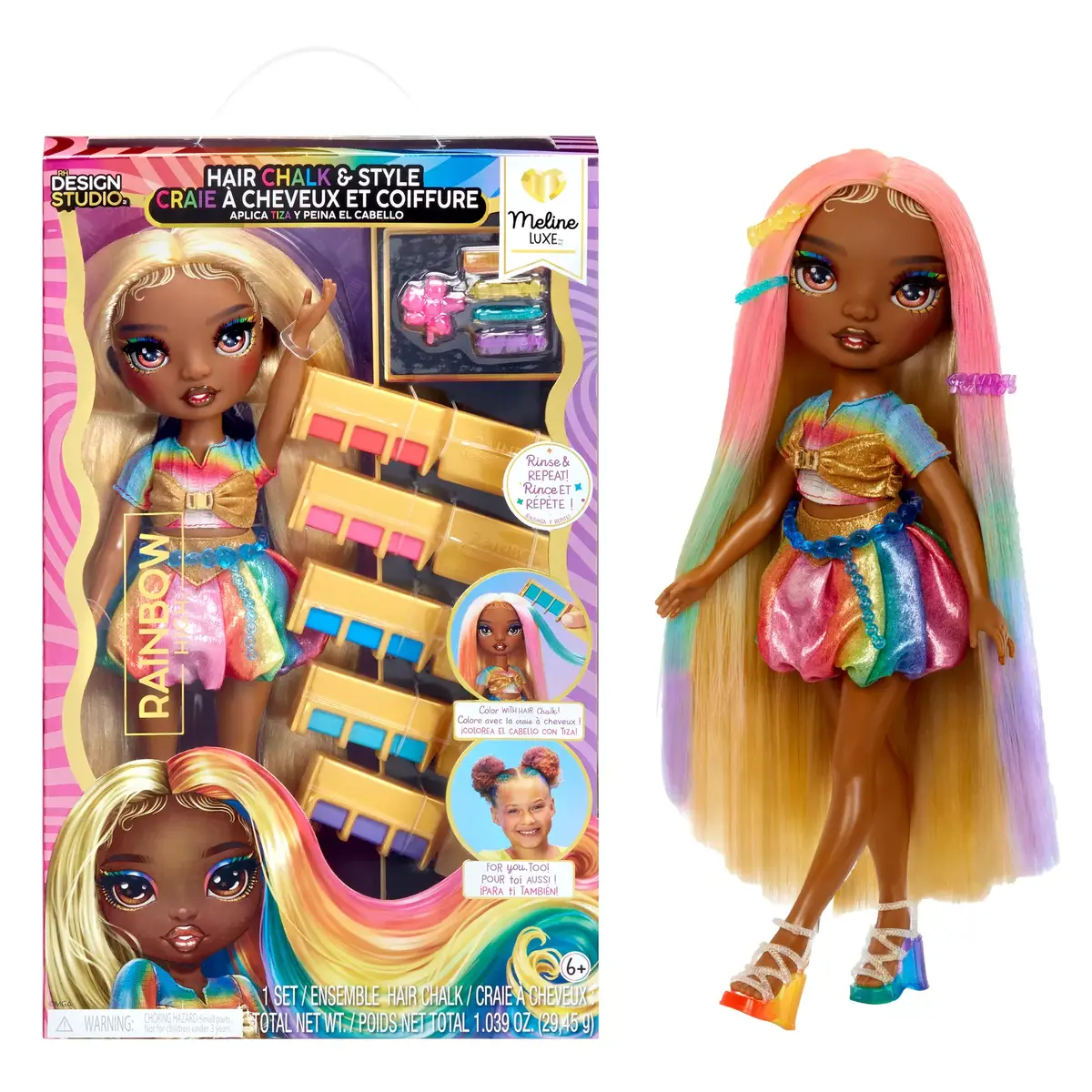 Rainbow High Hair Chalk & Style
