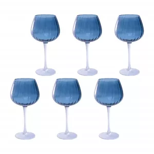 Set of 6 drinking glasses Rose&Tulipani U20177611A86-Z, 460 ml each