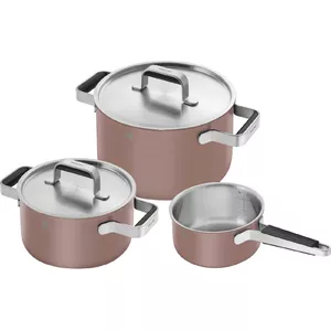 Cookware set ZWILLING PURE 3-piece pots 1028859 stainless steel, induction compatible