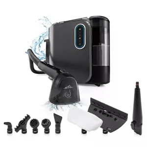ETA Universālais tvaika tīrītājs | ETA721490000 Steam&amp;Clean | Jauda 2000 W | Ūdens tvertnes tilpums 1,3 L | Melns