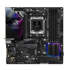 Материнская плата ASRock Phantom Gaming B850M Riptide WiFi — AMD B850, Socket AM5, microATX, DDR5, 4 слота, 256 ГБ, Wi‑Fi 7, 2.5Gb