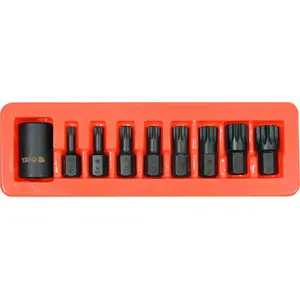 Wrench Adapter Extension 9 pcs Yato YT-10663 Drive size 1/2"