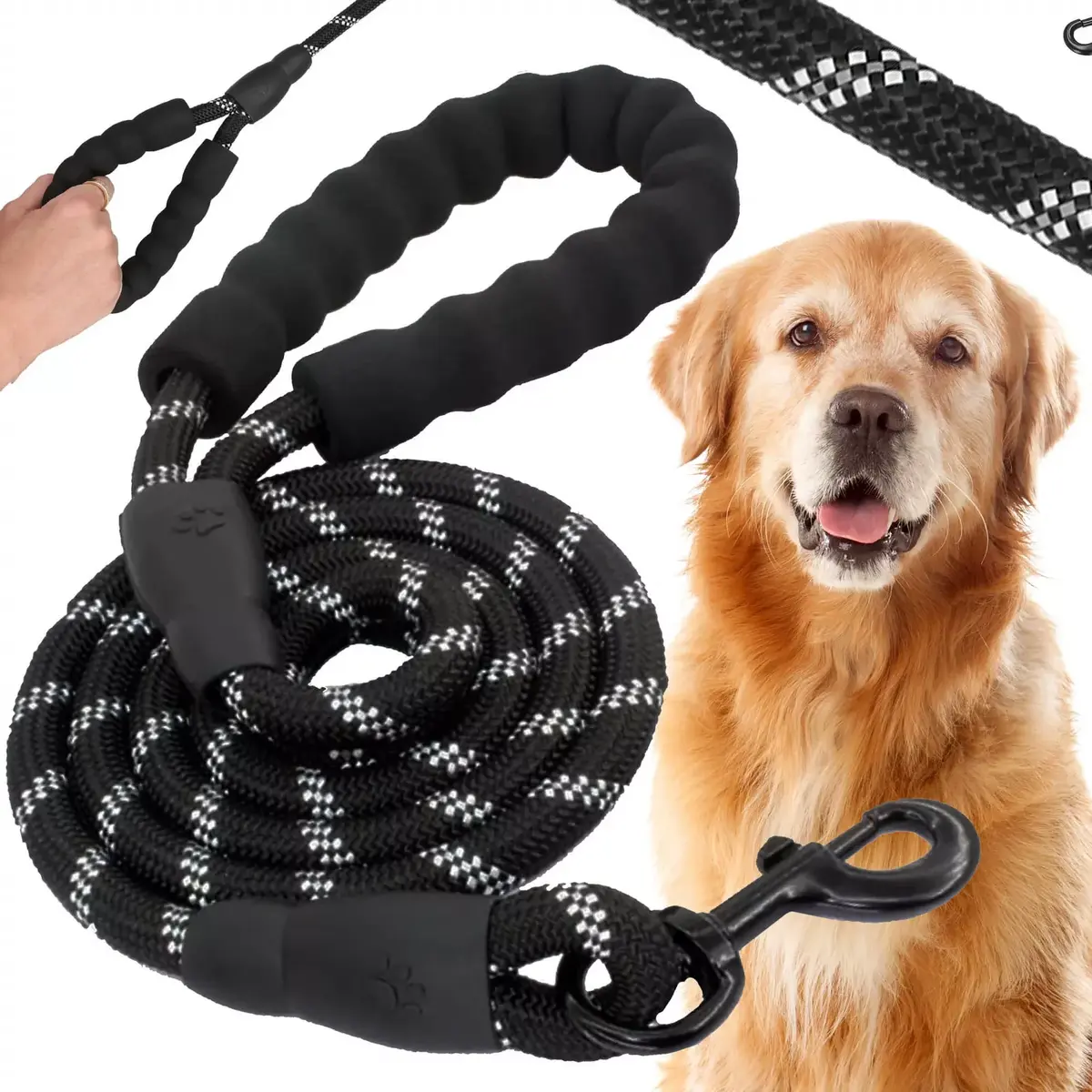 Dog rope training leash Springos PA0331 3 m Photo 4