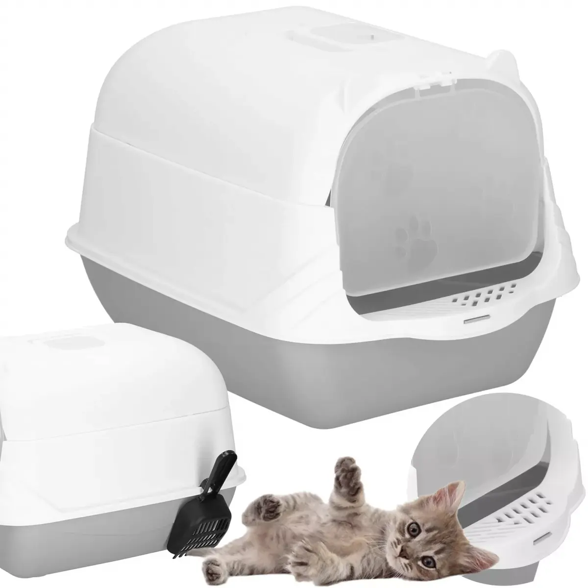 Закрытый туалет для кота Springos PA0335 Photo 7