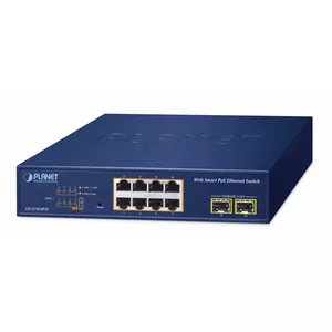 Managed Switch PLANET GS-2210-8P2S 8-Port Gigabit Ethernet 802.3at