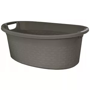 Oval utility bowl Branq Cotton 40 L Dark Grey