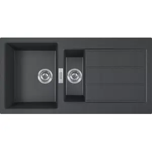 Kitchen sink Franke S2D 651-100 143.0618.681 Stone Grey stainless steel inset sink