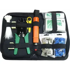 Network tool set LEANToys 19in1 model 20762 — cable tester and crimping tool