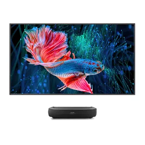 Ultra short throw projector HISENSE 120L9HA — DLP 4K UHD, 3000 ANSI lumens, 120" (3.05 m), 16:9, HDR (HLG), Wi‑Fi/Bluetooth