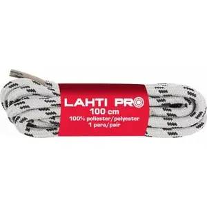 Круглые шнурки Lahti Pro L904042P, 10 пар, 120 см, серо‑чёрные