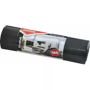 Trash Bags Office Products LDPE 160 L, 10 pcs, Black