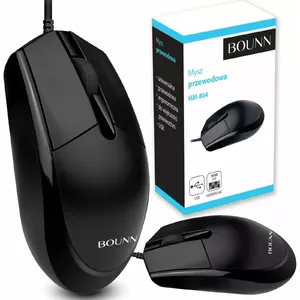 Проводная мышь Bounn HM-804 — эргономичная USB мышь с проводным подключением