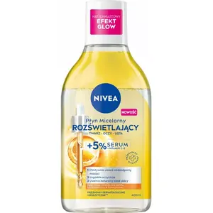 Micellar Cleansing Water Nivea with 5% Serum 400 ml — face, eyes, lips