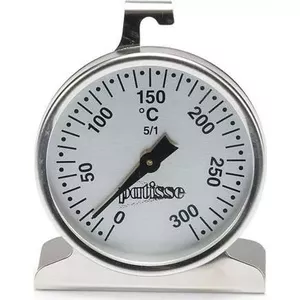 Oven thermometer Patisse model twm_413241 stainless steel, dial 5×10 cm, silver