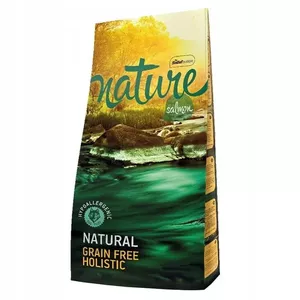 Sausais barības produkts suņiem Nature Grain Free Holistic Salmon 2 kg — pieaugušajiem, proteīns 28%, tauki 18%, bez glutēna un sojas