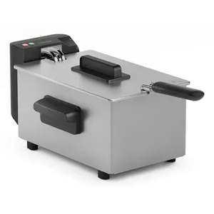 Deep fryer Tristar FR-9334 — single 3 L capacity, 2000 W, rotary control, silver
