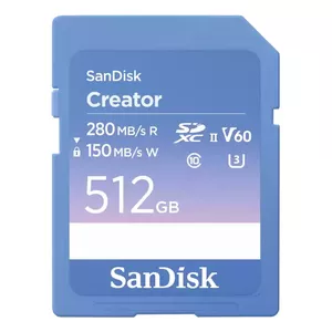 Flash memory SanDisk 512 GB SDXC UHS-II Creator