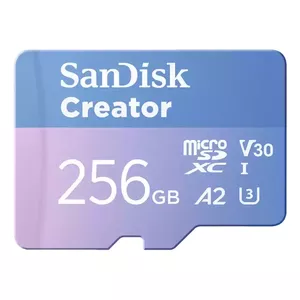 Flash Memory SanDisk 256 GB MicroSDXC UHS-I Creator