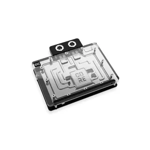 Backplate Alphacool 10260 Aluminium Chrome Copper Black 154mm