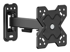 VALUE TV mount 17.99.1230 for 13 to 32 inch screens up to 20 kg with tilt and swivel Black