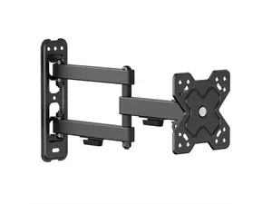 TV wall mount VALUE 17.99.1232 for 13–32" (33–81.3 cm), VESA 75x75–100x100, tilt -15–5°, swivel 95°, black, max 20 kg