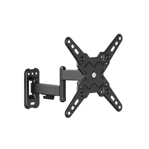 VALUE RO17.99.1234 Wall Mount for 32" to 43" Screens Black with 20 kg Capacity and VESA up to 200x200 mm