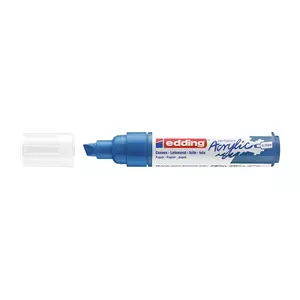 Маркер Edding 5000 Acrylic Broad перманентный с скошенным наконечником синий