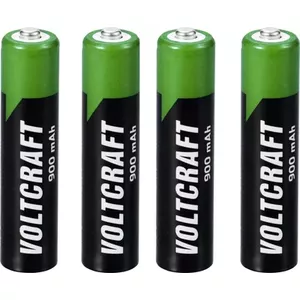 Uzlādējamais Micro (AAA) akumulators Voltcraft VC-16026040 NiMH 900 mAh 1.2 V