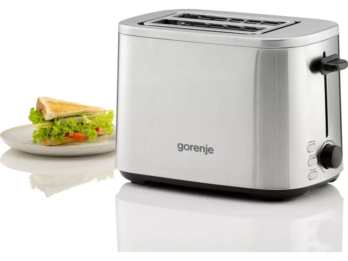 Тостер Gorenje T800DS — 2 слота, нержавеющая сталь Photo 5