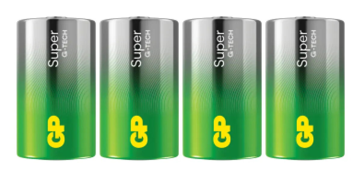 GP Batteries Super Alkaline D Vienreizlietojama