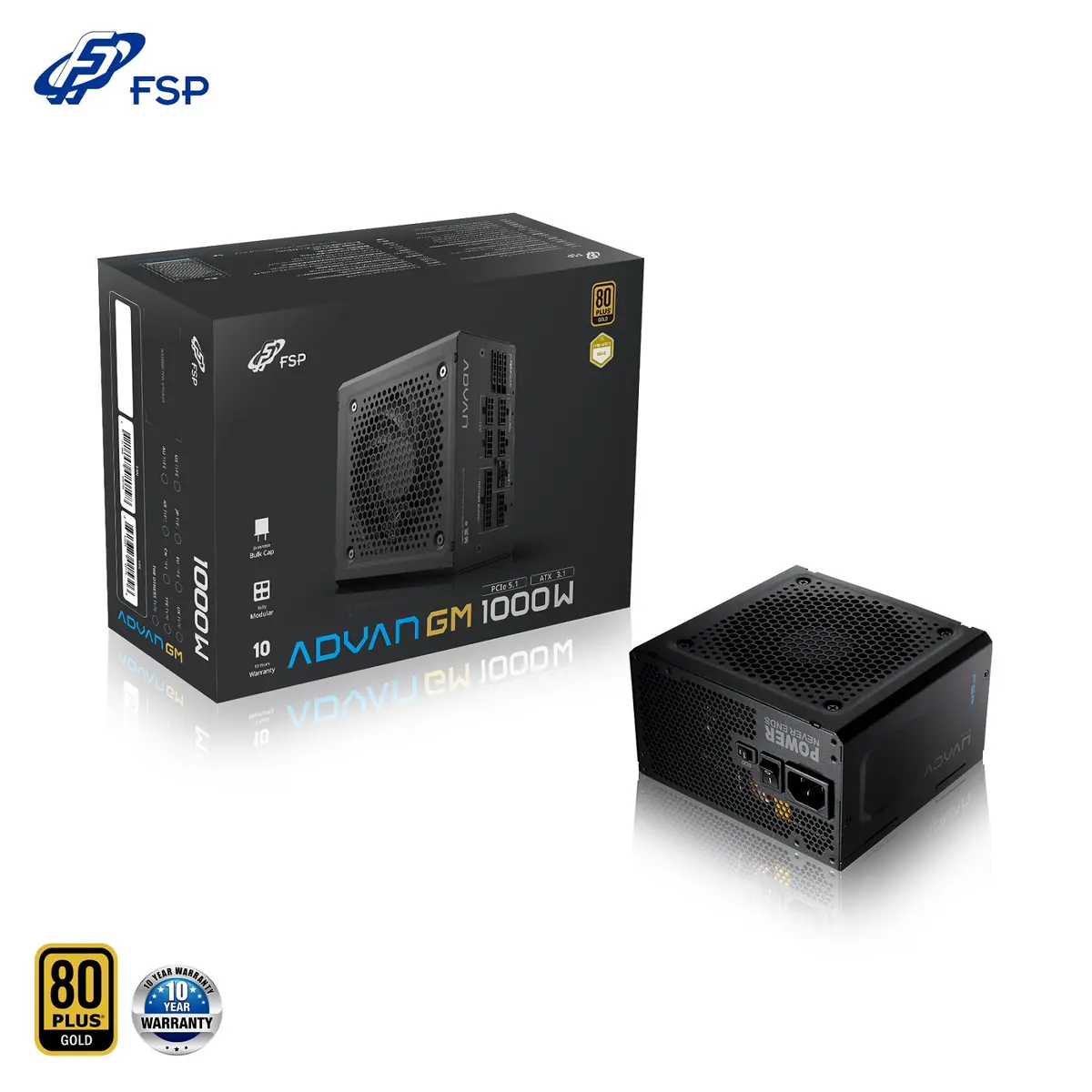 FSP ADVAN GM 1000W barošanas bloks Photo 7
