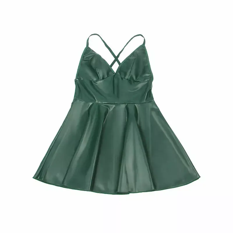 Платье SUBBLIME 955441 — зелёные кожаные бретели L/XL Photo 7