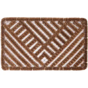 Doormat BESK 9134481 45x75 cm with coconut fiber brushes