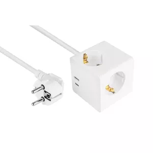 Power Extension Kabelmeister SW01-W050 5m 2 AC Outlets Indoor White