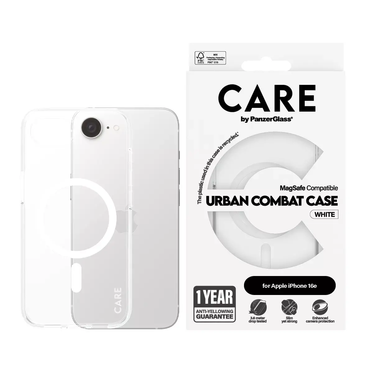 Vāks PanzerGlass CARE by Flagship Case iPhone 16e Photo 2