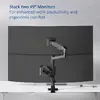 ACT AC8343 Dual Monitor Arm for Screens up to 49" Photo 6