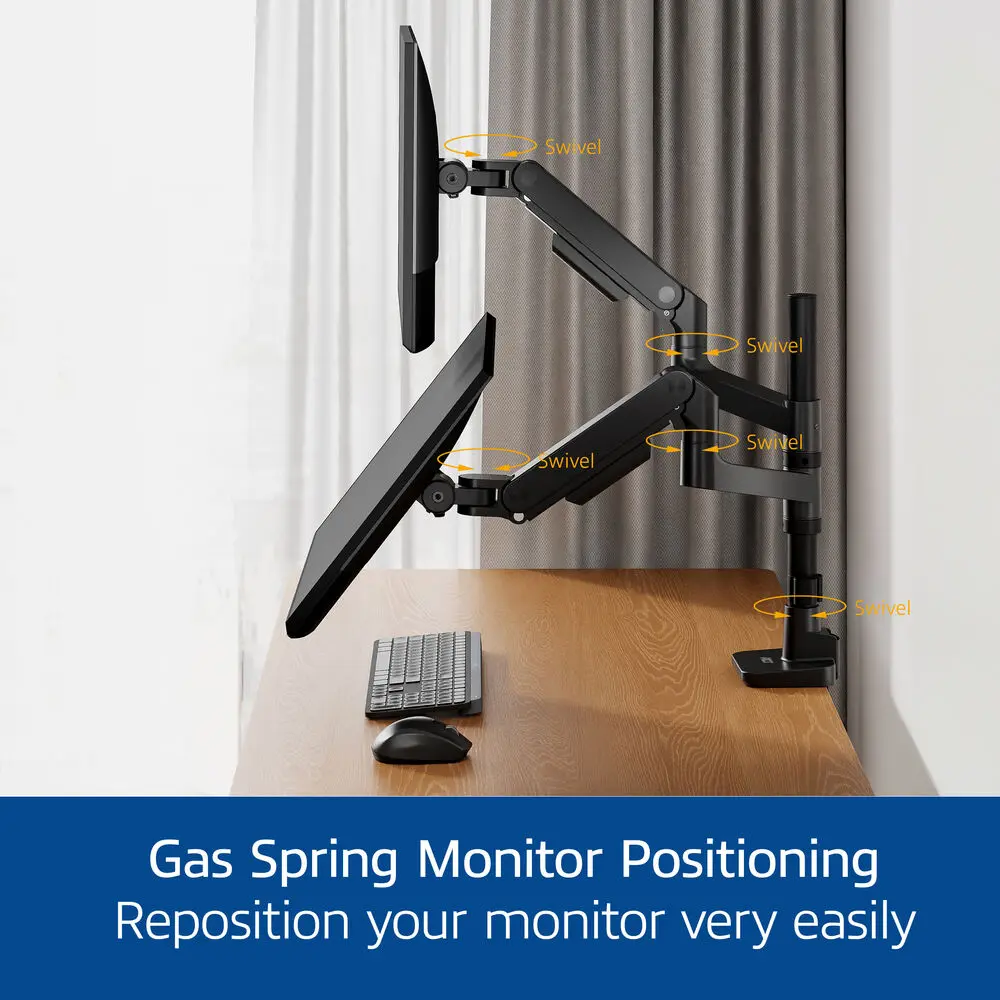 ACT AC8343 Dual Monitor Arm for Screens up to 49" Photo 7