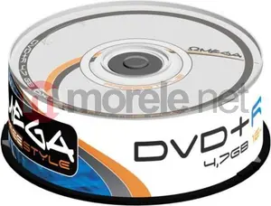 Optical disc DVD+R OMEGA 4.7 GB 16×, pack of 50 (40259)