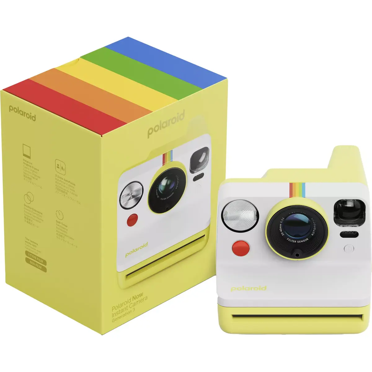 POLAROID Now Gen 3 Yellow — instant fotoaparāts 9158 Photo 5