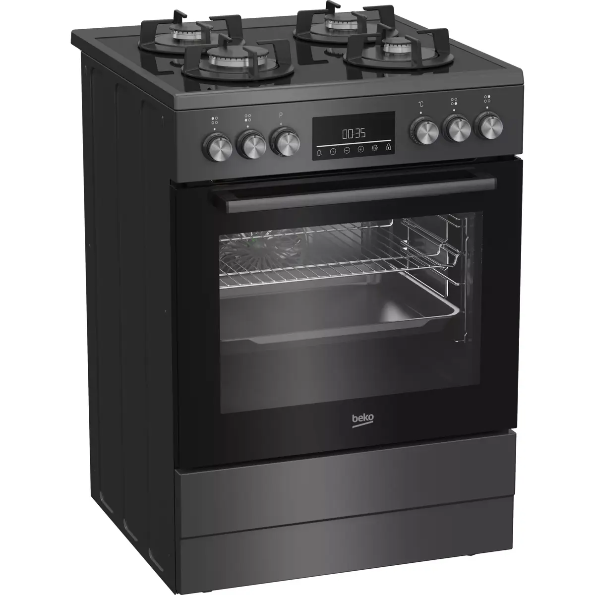 Газовая варочная панель с духовым шкафом BEKO FBM62330GADSN Photo 2