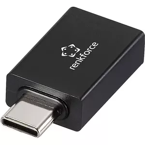 USB 2.0 adapter Renkforce RF-6615900 — 1× USB‑C plug to 1× USB‑A socket, Power Delivery support