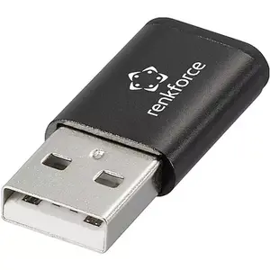 USB 2.0 adapter Renkforce RF-6615904 — 1x USB A (plug) to 1x USB-C (socket)