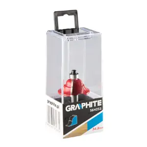 Router bit GRAPHITE 56H233 — single piece, compatible with woodworking routers