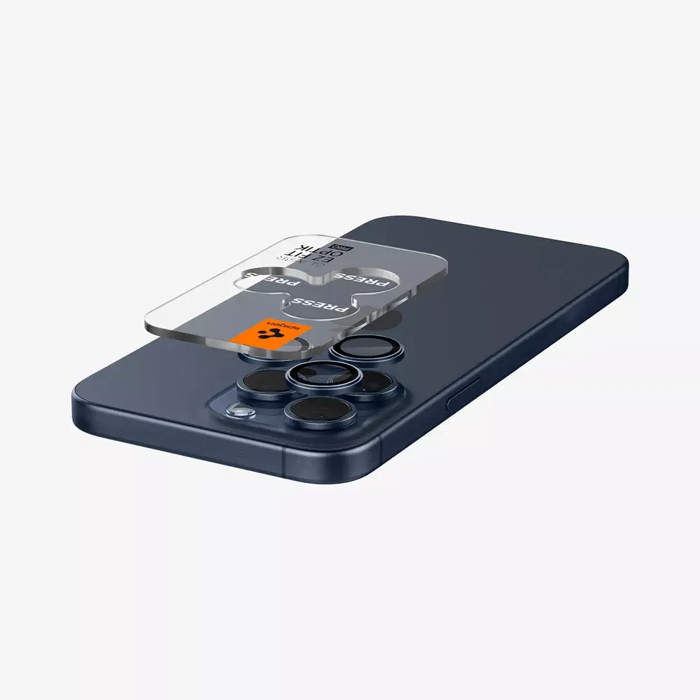 Spigen Optik Pro EZ Fit защитное стекло камеры iPhone 15 Pro Max Photo 4