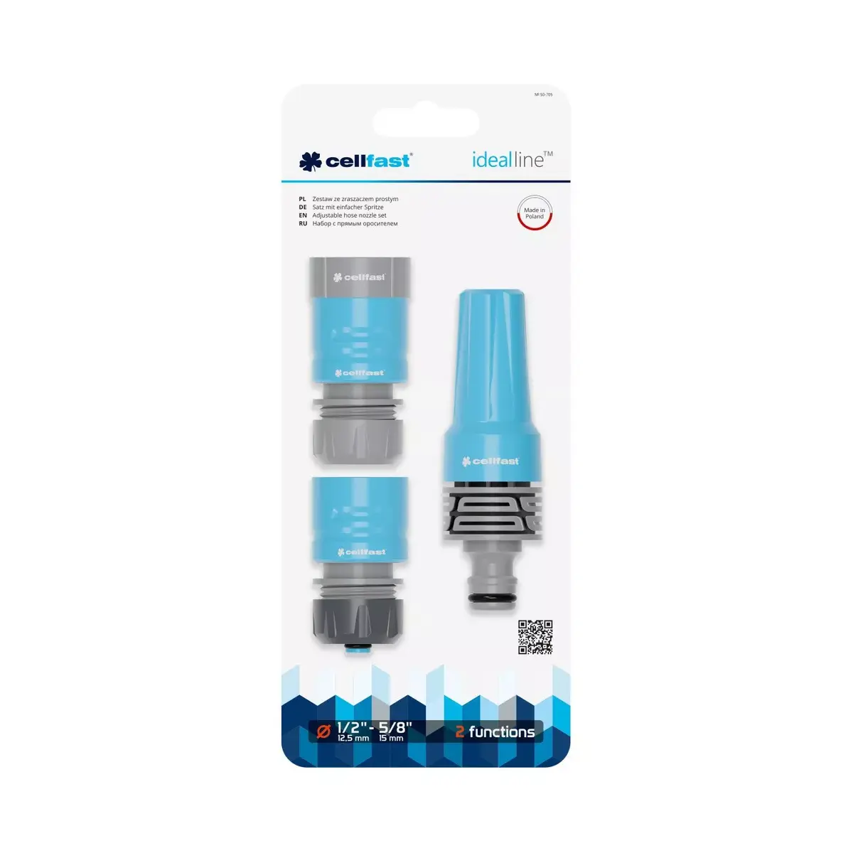 Cellfast IDEAL регулируемая насадка 1/2"–5/8" Photo 4