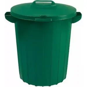 Trash Bin / Waste Container 90 L Green — No name