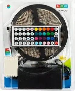 BLOW 70-784# RGB LED Strip Set 5050 5m 300 LEDs with Controller and Power Supply