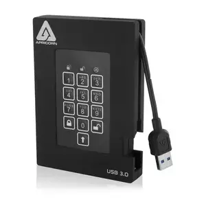 SSD drive Apricorn 256GB USB 3.2 Gen 1 Black A25-3PL256-S256F