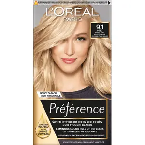 Краска для волос L’Oreal Paris Recital Preference 0284520 Очень светлый пепельный блондин